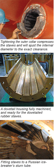 installing staves